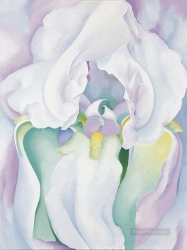 Precisionism Oil Painting - White Iris Georgia Okeeffe American modernism Precisionism